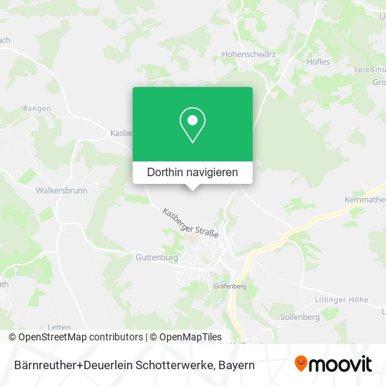 Bärnreuther+Deuerlein Schotterwerke Karte