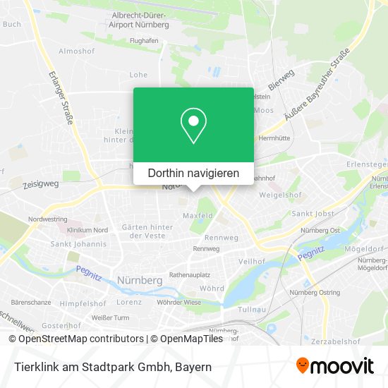 Tierklink am Stadtpark Gmbh Karte