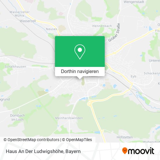 Haus An Der Ludwigshöhe Karte