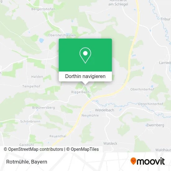 Rotmühle Karte