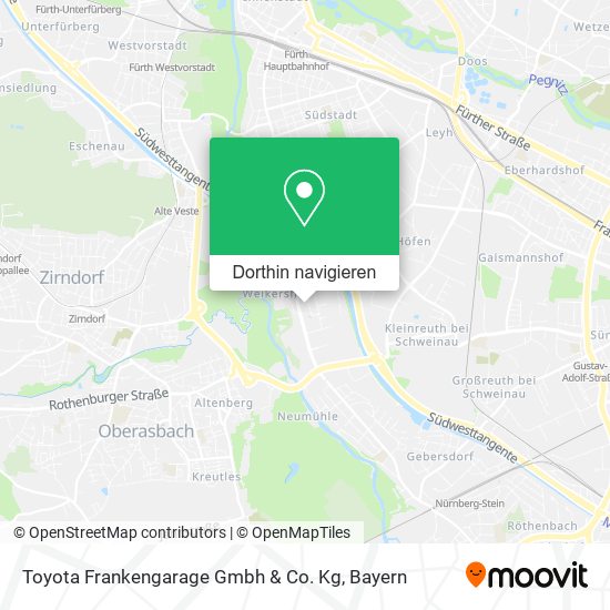 Toyota Frankengarage Gmbh & Co. Kg Karte
