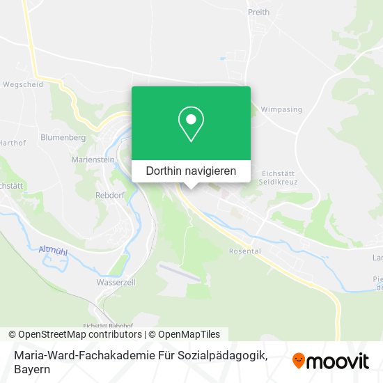 Maria-Ward-Fachakademie Für Sozialpädagogik Karte