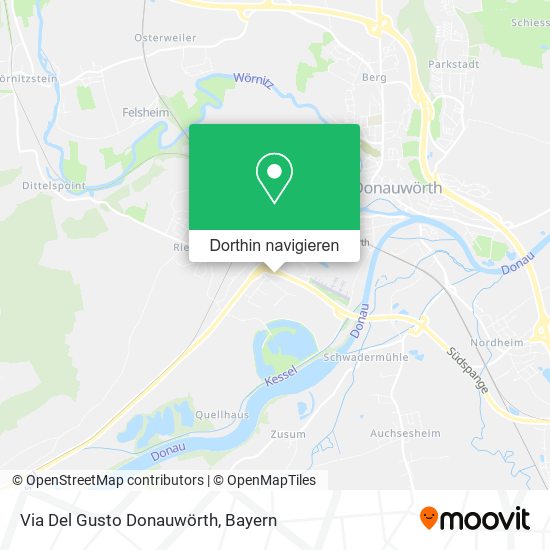 Via Del Gusto Donauwörth Karte
