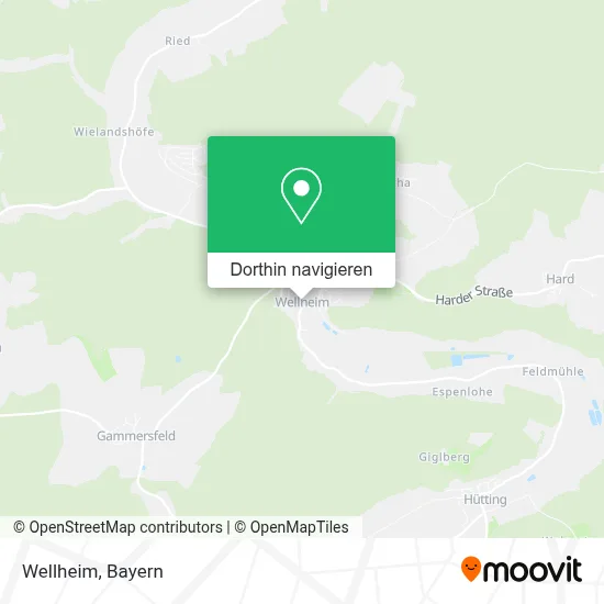 Wellheim Karte