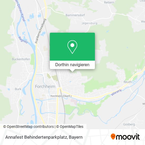 Annafest Behindertenparkplatz Karte