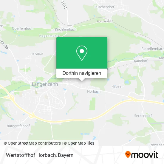 Wertstoffhof Horbach Karte