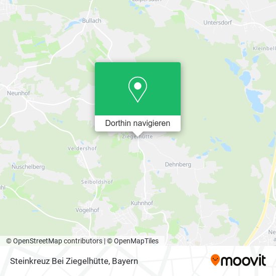 Steinkreuz Bei Ziegelhütte Karte