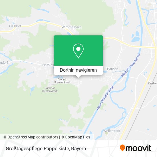 Großtagespflege Rappelkiste Karte