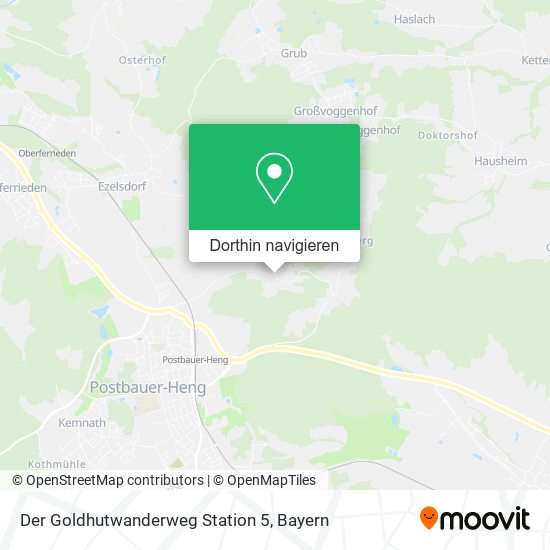 Der Goldhutwanderweg Station 5 Karte
