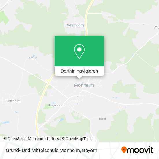Grund- Und Mittelschule Monheim Karte