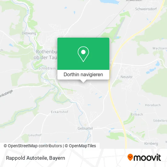 Rappold Autoteile Karte