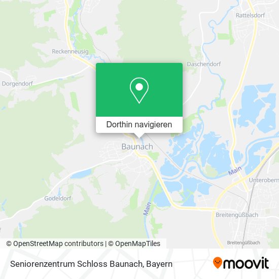 Seniorenzentrum Schloss Baunach Karte