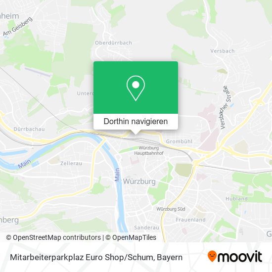 Mitarbeiterparkplaz Euro Shop / Schum Karte