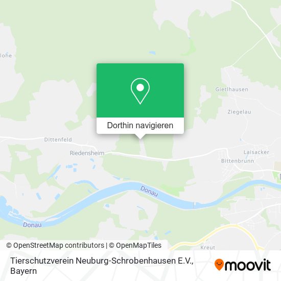 Tierschutzverein Neuburg-Schrobenhausen E.V. Karte