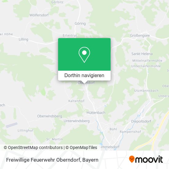 Freiwillige Feuerwehr Oberndorf Karte