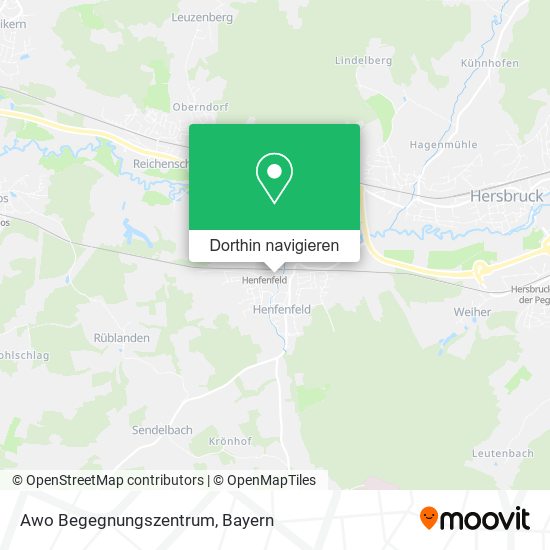 Awo Begegnungszentrum Karte