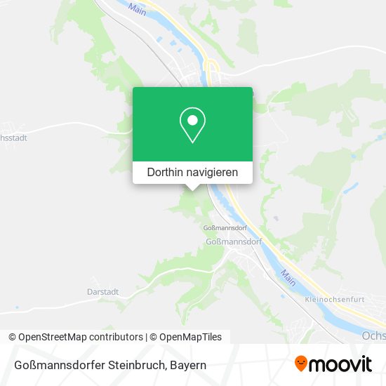 Goßmannsdorfer Steinbruch Karte