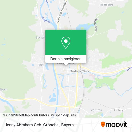 Jenny Abraham Geb. Gröschel Karte