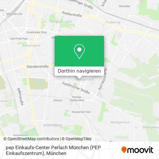 pep Einkaufs-Center Perlach München (PEP Einkaufszentrum) Karte