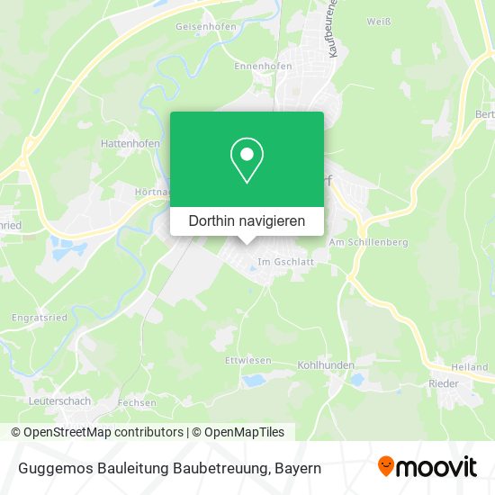 Guggemos Bauleitung Baubetreuung Karte