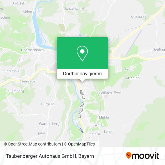 Taubenberger Autohaus GmbH Karte