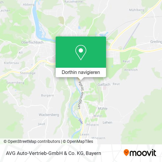 AVG Auto-Vertrieb-GmbH & Co. KG Karte