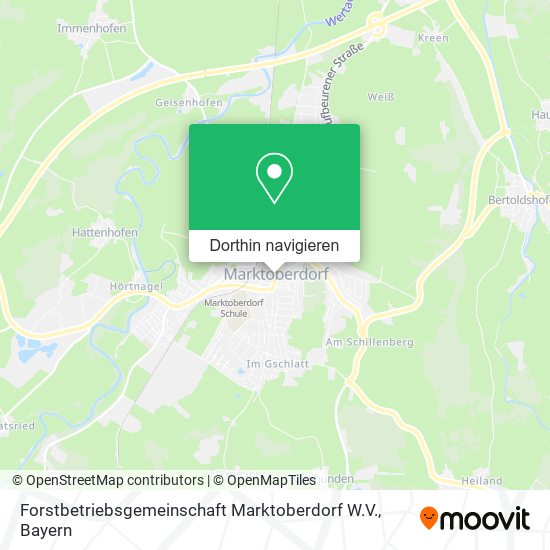 Forstbetriebsgemeinschaft Marktoberdorf W.V. Karte