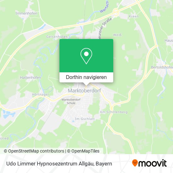 Udo Limmer Hypnosezentrum Allgäu Karte