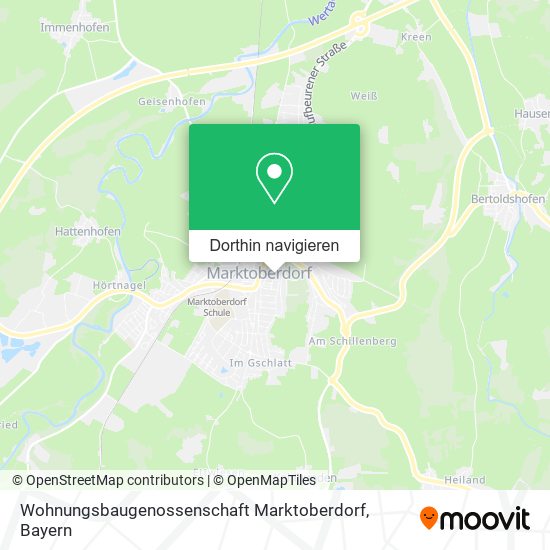 Wohnungsbaugenossenschaft Marktoberdorf Karte