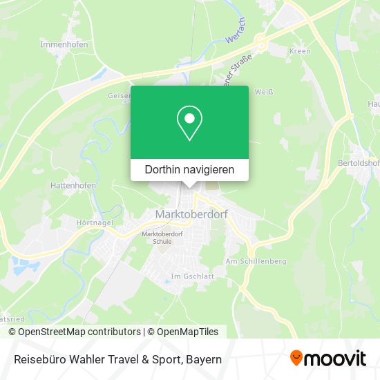 Reisebüro Wahler Travel & Sport Karte