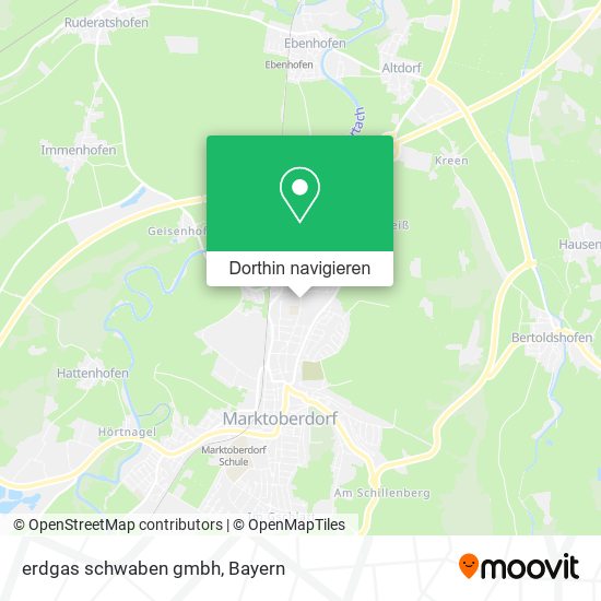 erdgas schwaben gmbh Karte