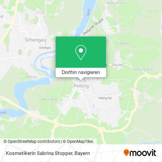 Kosmetikerin Sabrina Stopper Karte
