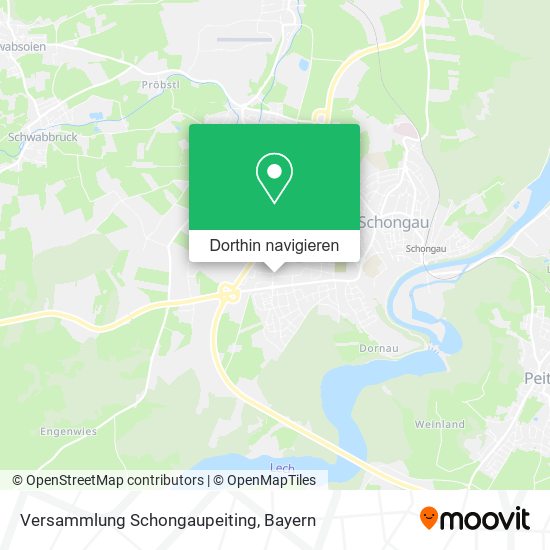 Versammlung Schongaupeiting Karte