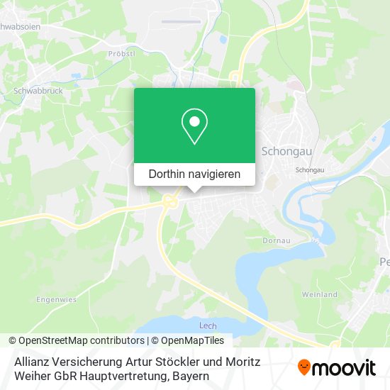 Allianz Versicherung Artur Stöckler und Moritz Weiher GbR Hauptvertretung Karte