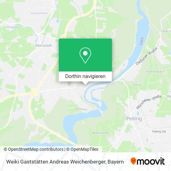 Weiki Gaststätten Andreas Weichenberger Karte