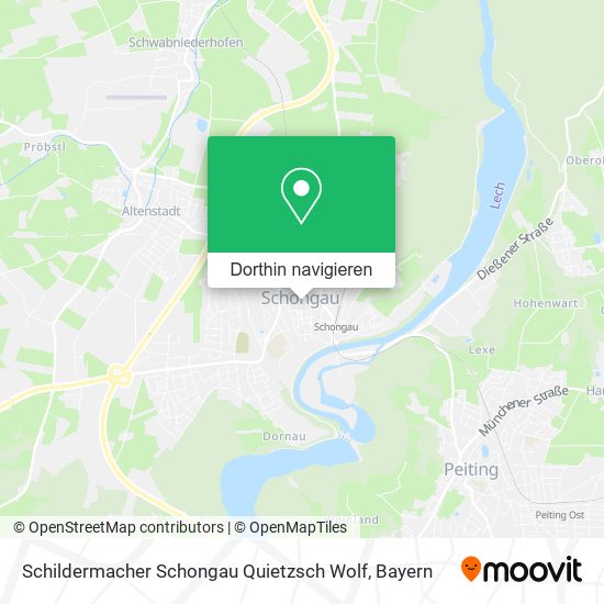 Schildermacher Schongau Quietzsch Wolf Karte