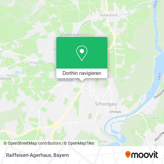 Raiffeisen-Agerhaus Karte