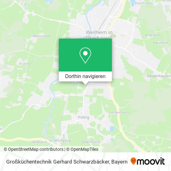 Großküchentechnik Gerhard Schwarzbäcker Karte