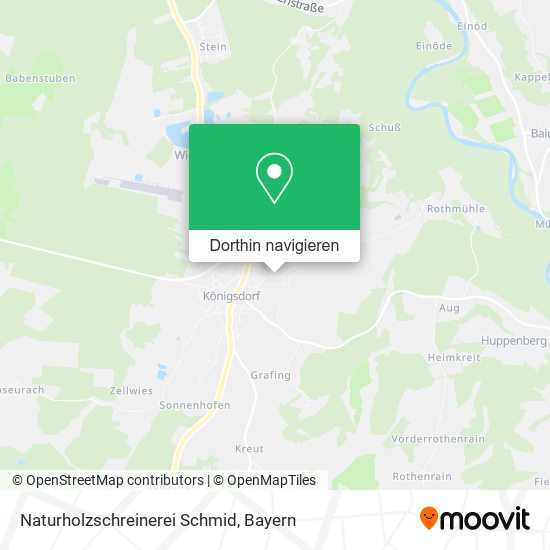 Naturholzschreinerei Schmid Karte