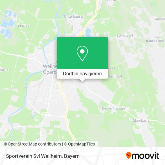 Sportverein Svl Weilheim Karte