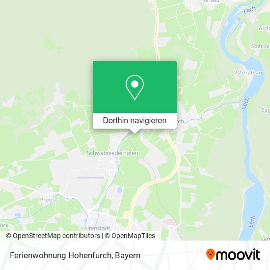 Ferienwohnung Hohenfurch Karte