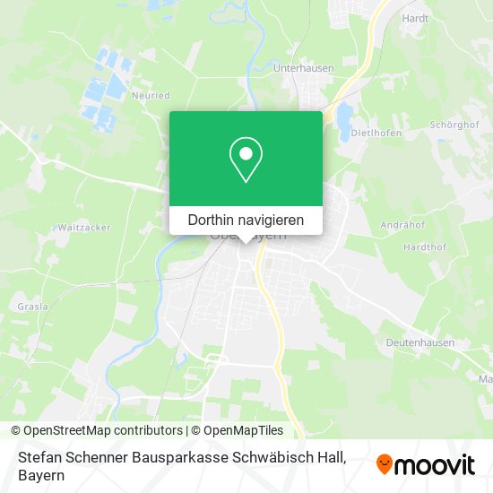 Stefan Schenner Bausparkasse Schwäbisch Hall Karte