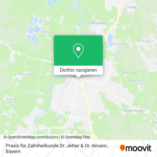 Praxis für Zahnheilkunde Dr. Jetter & Dr. Amann Karte