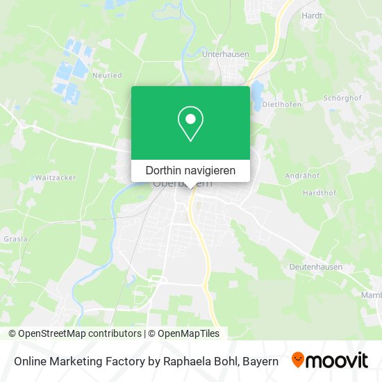 Online Marketing Factory by Raphaela Bohl Karte