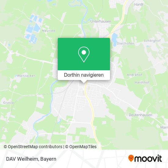 DAV Weilheim Karte