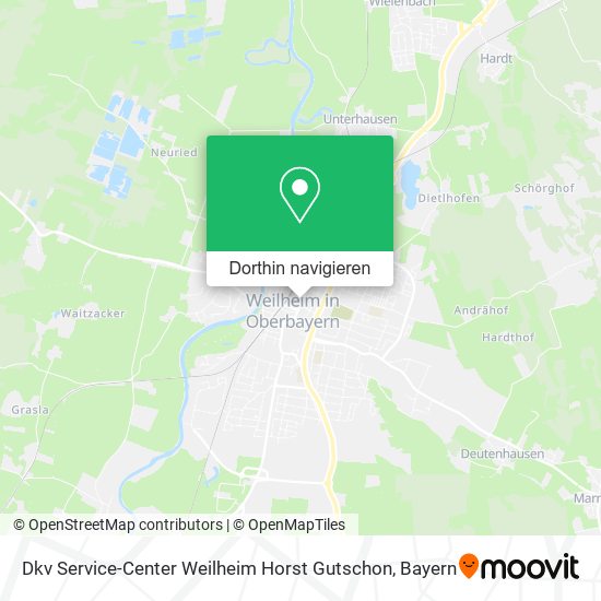 Dkv Service-Center Weilheim Horst Gutschon Karte