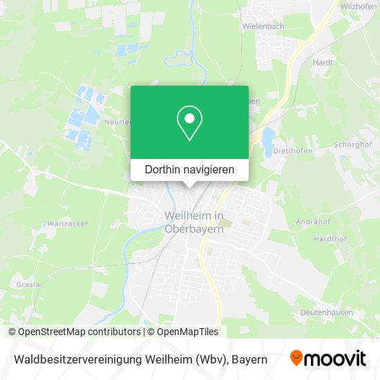 Waldbesitzervereinigung Weilheim (Wbv) Karte