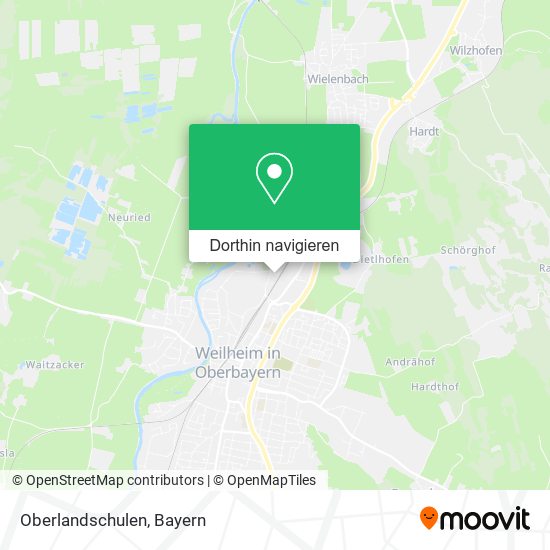 Oberlandschulen Karte