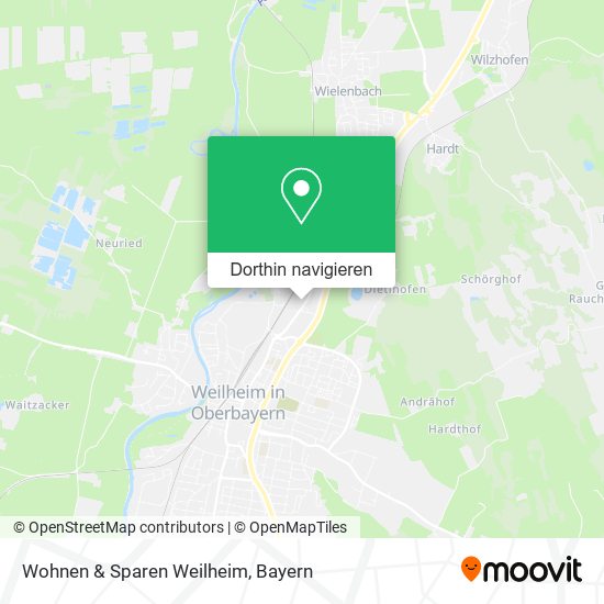 Wohnen & Sparen Weilheim Karte