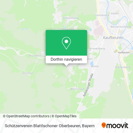 Schützenverein Blattlschoner Oberbeuren Karte